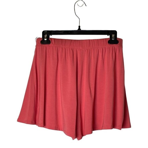 Tart Collections Pink Coral Elastic Waist Wrap Tie Front Cody Shorts Size S - Picture 2 of 10